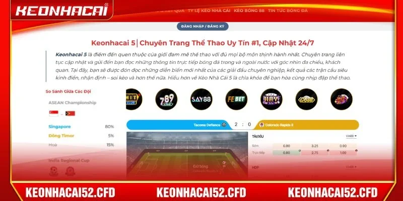 Chỉ dẫn theo dõi tin tức nhận định tại Kèo Nhà Cái