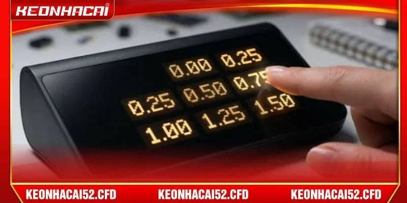 Kèo chấp có nhiều dạng thức cấp tùy theo từng trận đấu